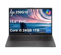 HP 255 G10 Business Laptop 250 Series (15.6" FHD IPS Anti-glare, 24GB RAM, 1TB SSD, Intel 10-Core i5-1334U (> AMD Ryzen 7-7530U)), Military Grade, Webcam w/Shutter, Numeric Keypad, HDMI, Win 11 Pro