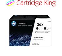 HP 26X 2-pack High Yield black original LaserJet toner cartridge (CF226XD)