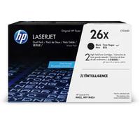 HP 26X Original Black 2 pc(s) - HP LaserJet Pro Series Toner Cartridges - HP LaserJet Pro M402d Toner Cartridges
