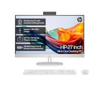 HP 27” All-in-One Desktop PC | AMD Ryzen 7 7730U Processor | 16 GB RAM | 512 GB SSD | AMD Radeon Graphics | FHD IPS Anti-Glare Display | Windows 11 Home | Dual Speakers | Shell White | 27-cr0000sa