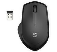HP 280 Silent PC Wireless Mouse Blue Optical Technology | 1600 DPI to track precisely on any surface | 90% noise reduction | Comfortable & Ergonomic Design | USB A Dongle Included | Black