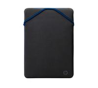 HP - PC Protective Reversible Sleeve for Laptops up to 14 Inches Black/Blue Design