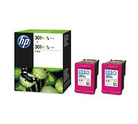 HP 2x 301XL High Yield Colour Original Ink Cartridges