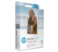 HP 2x3" Premium Zink Photo Paper (100 Sheets) Compatible with Sprocket Portable Photo Printer