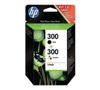 HP 300 2-pack Black/Tri-colour Original Ink Cartridges (CN637EE)