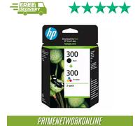 HP 300 2-pack Black/Tri-color Original Ink Cartridges