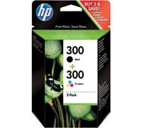 HP 300 2-pack Black/Tri-color Original Ink Cartridges