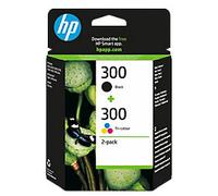 HP 300 Original Ink Cartridge CN637EE Black, Cyan, Magenta, Yellow Multipack Pack of 2