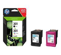 HP 301 2-pack Black/Tri-color Original Ink Cartridges