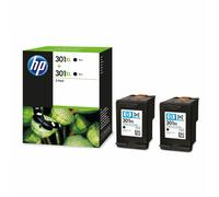Original HP 301XL Black Twin Ink Cartridge Reduced Warehouse - D8J45AE