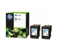Original HP 301XL Black Twin Ink Cartridge Reduced Warehouse - D8J45AE