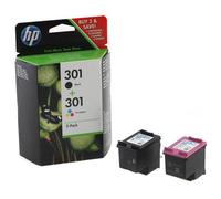 HP 301 2-pack Black/Tri-color Original Ink Cartridges