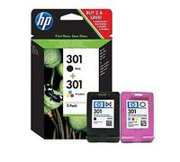 HP 301 ( N9j72ae ) Original Black and Colour Ink Cartridge Pack