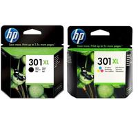 HP 301XL Combo Ink Cartridge Combo Pack Black Tricolour CH563EE CH564EE 301 XL