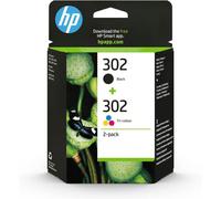 HP 302 2-Pack Black & Tri-Colour Original Ink Cartridge for HP OfficeJet 4655