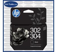 HP 302 / 304 Black Ink Cartridge Genuine - For DeskJet 2630 3630