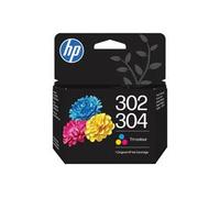 Original HP 302/304 Black & Colour Ink Cartridges For DeskJet 1110 ENVY 5020 Lot