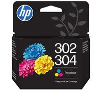 HP 302/304 Original Tri-colour Ink Cartridge, Tri-colour