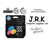HP 302/304 Tri-Colour Ink Cartridge Genuine B7RT6AE for HP Deskjet Printer