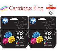 HP 302/304 Tri-Colour Original Ink Cartridge 2 pack - B7RT6AE