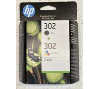 HP 302 2-pack Black/Tri-color Original Ink Cartridges