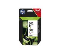HP 302 2-pack Black/Tri-color Original Ink Cartridges