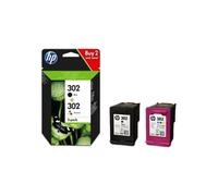 HP 302 2-pack Black/Tri-color Original Ink Cartridges