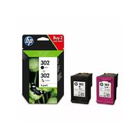 HP 302 2-pack Black/Tri-color Original Ink Cartridges