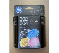 HP 302 HP 304 Ink Cartridges Multipack Black Colour | Genuine | exp 12/27 - New
