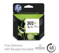 Genuine Original HP 302XL Colour Inkjet Cartridge F6U67AE SELECT YOUR MODEL