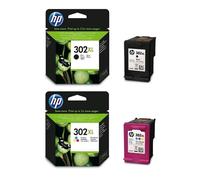 HP 302XL Black and Tri-Colour Ink Cartridges for HP OfficeJet 3831 Genuine New