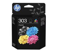 HP 303 2-pack Black/Tri-color Original Ink Cartridges