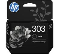 HP 303 Black Original Ink Cartridge (T6N02AE) - Works Envy 6200, 7100, 7800 series, Envy Photo 6200, 7100, 7800 series, Tango Tango X,