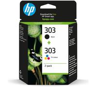 HP 303 Original Ink Cartridges Pack of 2 - Black & Colour
