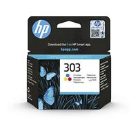 HP 303 Tri-colour Original Ink Cartridge | Compatible with HP Envy 6200, 7100, 7800, HP Envy Photo 6200, 7100, 7800, HP Tango, HP Tango X, yield 165 pages (T6N01AE)