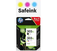 HP 303XL 2-pack Black/Tri-colour Original Ink Cartridges - 3YN10AE