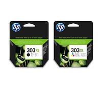 HP 303XL 3YN10AE Original Ink Cartridge 12/10ml (Black / White / Colour) 600/415 Pages (Black / White) (2 Pack)