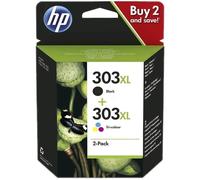 HP 303XL Black And Tri-colour Ink Cartridges Genuine Combo pack Page High Yield