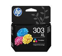 HP 303XL High Yield Tri-Color Original Ink Cartridge (T6N03AE) - Works Envy 6200, 7100, 7800 series, Envy Photo 6200, 7100, 7800 series, Tango Tango X,