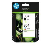 HP 304 2-pack Black/Tri-color Original Ink Cartridges