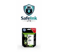 HP 304 2-pack Black/Tri-color Original Ink Cartridges