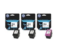 HP 304 2-pack Black/Tri-color Original Ink Cartridges