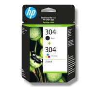 HP 304 2-pack Black/Tri-color Original Ink Cartridges