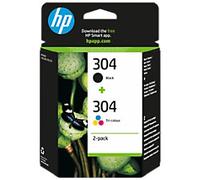 HP 304 2-pack Black/Tri-color Original Ink Cartridges