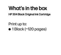 Hp 304 Original Inkjet Ink Cartridge Blister Pack Black Pack Inkjet