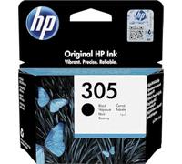 HP 305 Black Original Ink Cartridge 305, Standard, W125916837 (Cartridge 305, Standard Yield, Pigment-Based Ink, 2 ml, 120 Pages, 1 Piece, Single Pack)