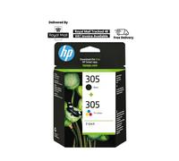 HP 305 2-Pack Tri-color/Black Original Ink Cartridge