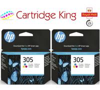 HP 305 Standard Capacity Colour Original Ink Cartridge 2 pack - 3YM60AE
