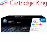 Genuine CF370AM HP 305A Cyan/Magenta/Yellow Toner Cartridge Pack of 3 A-