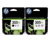 HP 305XL ink cartridge 2 pc(s) Original High (XL) Yield Black, Cyan, Magenta, Yellow